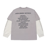24FW DOUBLE LAYER WAFFLE LONG SLEEVE GREY