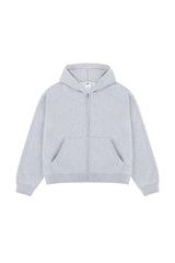 Boxy Heavyweight Zip-Up Hoodie