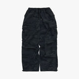 grunge camouflage cargo pants_charcoal