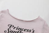 プリンセスサンフラワーレタリングTシャツ