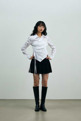 HALO WRAP SHIRT / WHITE