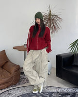 Davenn Track Line Knit Zip-Up