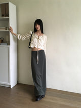 Mutin Jersey Maxi Long Skirt