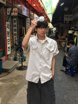 Shoden Washed ウエスタン半袖シャツ