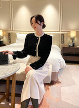Shui Cut Brushed H-line Long Skirt