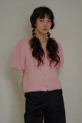 Muse Stitch Cardigan [Pink]