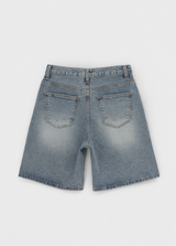 [B-DENIM] エッセンシャルハーフショーツ 040
