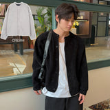 Ribbed Corduroy Knit Cardigan(Cream)
