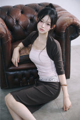 [MADE] Baysel Lace Sleeveless & Bolero Set