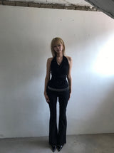 ヌディローブラックブーツカット