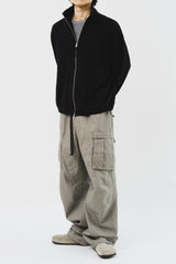 Junky Knitted Zip Up (3color)