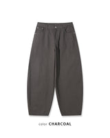 ネヴィスコットンワイドカーブドパンツ