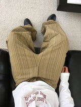 No.1849 R stripe cotton wide PT