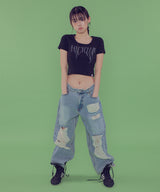 [NF] TYPO BASIC U-NECK TEE_(BLACK)_F24QB352