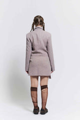 Stitch mini skirt (Pink)