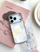 [MADE]レモンクラウド シルバーエポキシ MagSafe iPhoneケース
