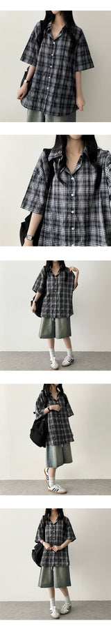 New Ring waistband vintage washed denim Bermuda shorts