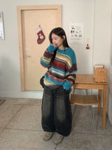 ホームバルーンワイドデニムブラッシュドパンツ XL