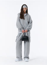 [Unisex] ベーシックラインワンタックカーゴスウェットパンツ (2color)