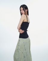 AYSEL LACE PANEL TOP (BLACK)