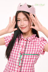 Lub-Dub Button Up Baby Shirt (Pink)