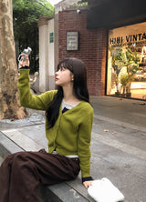 [SHOPPERMADE] Cozy Wool V-neck Knit Cardigan (7color)