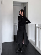  CUTTING DRAPE SKIRT