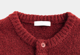 Land Y Alpaca Round Knit Cardigan