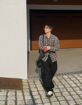 No.1172 W check SHIRT (3color)