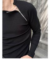 [S/F] Ragaln golgi side zipper slim t-shirts(3color)