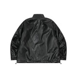 ルドレザーハイネックブルゾンジャケットUNISEX