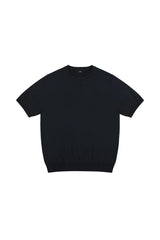 シルクブレンドニットTシャツ