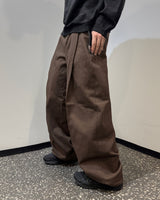 Marel One-tuck Wide Cotton Pants