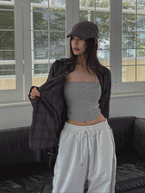 Etherme Linkle Over Checked Shirt