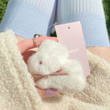 Bunny Popo Doll Keyring (ivory)