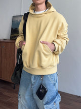 Low-Tone High Neck Crop Hoodie (3color) (No.998)