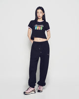 26SS WOMAN ACベアクロップリンガーTシャツ