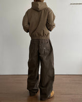Spark Embroidery Dyed Pants