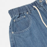 コーネルバンディングバルーンデニムパンツ