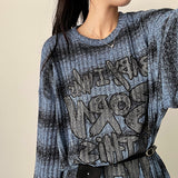 ENK Hip Street Dangara Ribbed Long Sleeve T-shirt