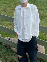 Cropped shirt jacket Unisex 2C