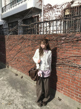 woorong round cardigan