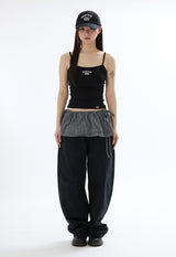 OCYN BASIC 6 PANNEL CAP_BLACK