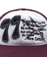 GC058 CENTRISTAR 5 PANEL BALL CAP (BURGUNDY)