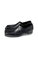 Square Toe Leather Derby Shoes