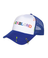 BBD アンカバーカラーズロゴトラッカーメッシュキャップ (ブルー)