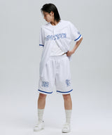 GOTHIC SYMBOL BASEBALL JERSEY SHORTS_WH
