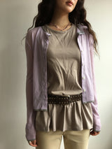 Antique frill sleeveless top (4color)