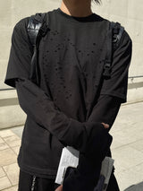 エンプティーダメージショートスリーブTシャツ 4C