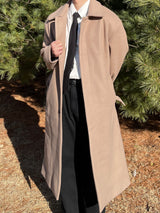 Balkan wool robe long coat